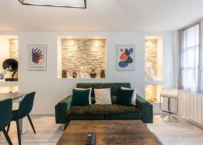 Le 77 De Satie - Centre Sleeps 3 アパート